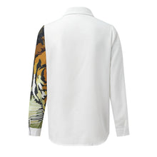 Load image into Gallery viewer, Tiger Print Long Sleeve Shirt - Back Details - JBCoolCats