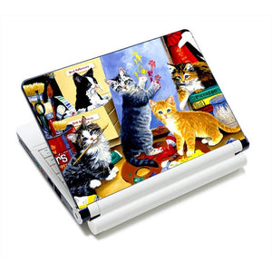 Adorable Kitty Cat Laptop Skins - Artistic Kitties - JBCoolCats