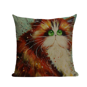 3D Print Cat Throw Pillow Covers - S4698 - JBCoolCats