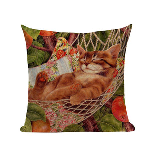 3D Print Cat Throw Pillow Covers - S5331 - JBCoolCats