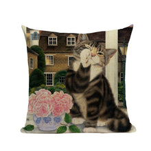 Load image into Gallery viewer, 3D Print Cat Throw Pillow Covers - S5334 - JBCoolCats