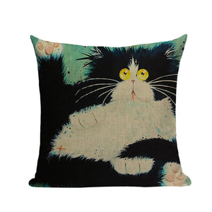3D Print Cat Throw Pillow Covers - S6656 - JBCoolCats