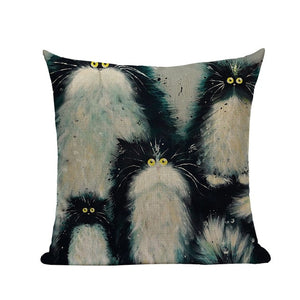 3D Print Cat Throw Pillow Covers - S7586 - JBCoolCats