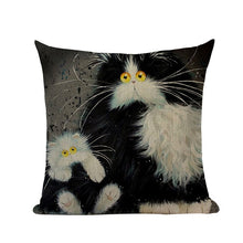Load image into Gallery viewer, 3D Print Cat Throw Pillow Covers - S5750 - JBCoolCats