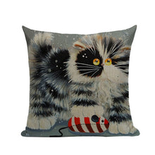 Load image into Gallery viewer, 3D Print Cat Throw Pillow Covers - S8605 - JBCoolCatsCats