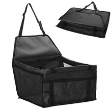 Load image into Gallery viewer, Folding Safety Pet Car Seat Carriers - Black - JBCoolCats