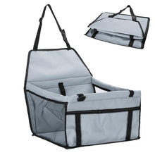 Load image into Gallery viewer, Folding Safety Pet Car Seat Carriers - Grey - JBCoolCats
