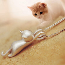 Load image into Gallery viewer, Climbing Cat Pendant - Alt view - JBCoolCats